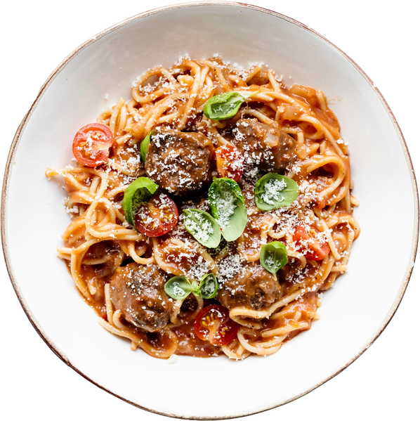 #3071 Plate of spagetti meal isolated on a transparent background